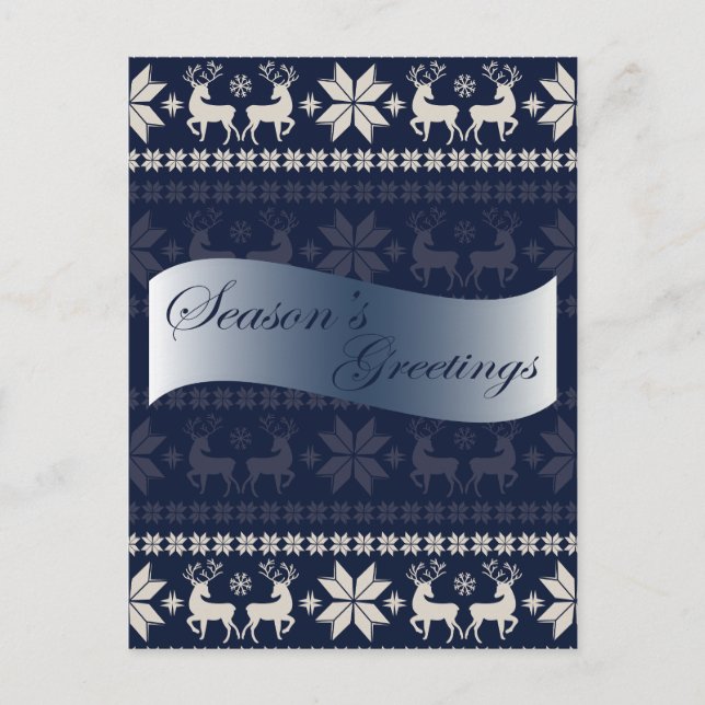 Weihnachtskarte Feiertagspostkarte (Vorderseite)