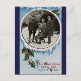 Weihnachtskarte Feiertagspostkarte