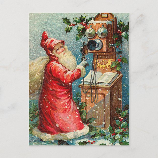 Weihnachtskarte Feiertagspostkarte (Vorderseite)