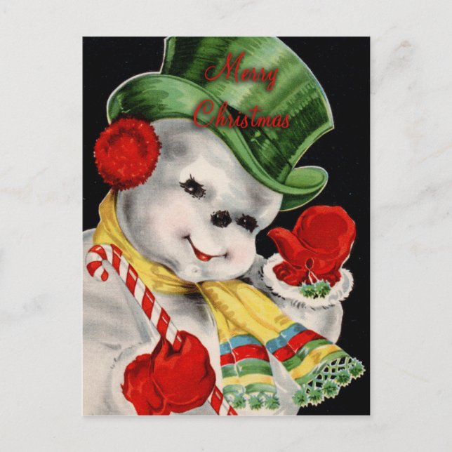 Weihnachtskarte Feiertagspostkarte (Vorderseite)