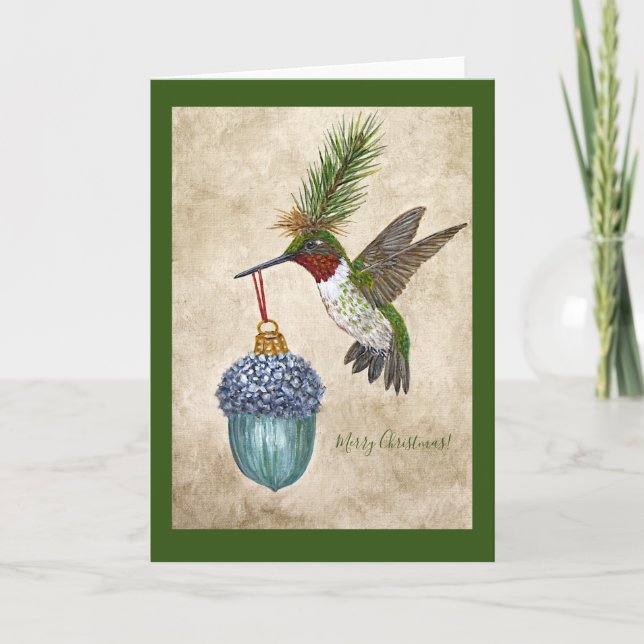 Weihnachtskarte Festive Ben Karte (Vorderseite)