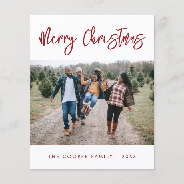 Weihnachtskarte Flyer (Vorne)