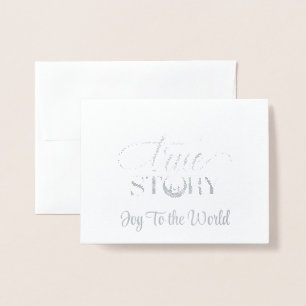 Weihnachtskarte Folienkarte