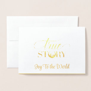 Weihnachtskarte Folienkarte