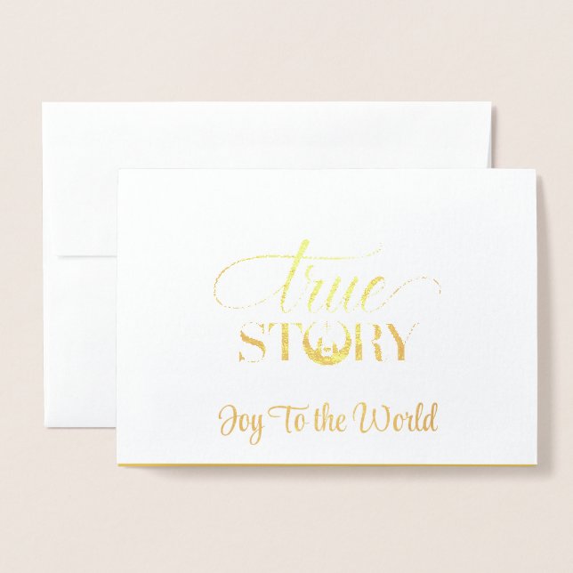 Weihnachtskarte Folienkarte (Vorderseite mit Umschlag)