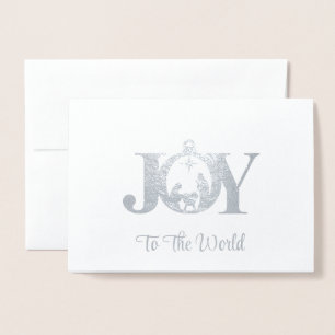 Weihnachtskarte Folienkarte