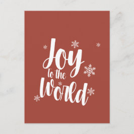 Weihnachtskarte 'Freude der Welt' Feiertagspostkarte