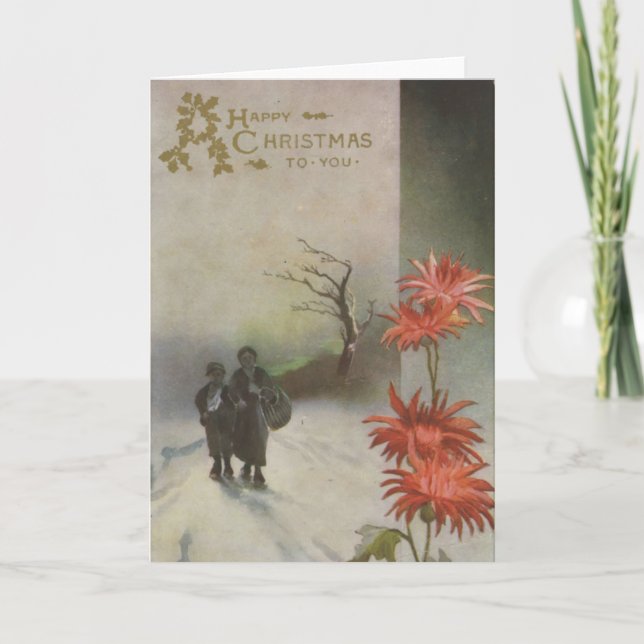 Weihnachtskarte | Frohe Weihnachten für Sie (Vorderseite)