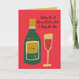 Weihnachtskarte, Frohe Weihnachtskarte Einladung