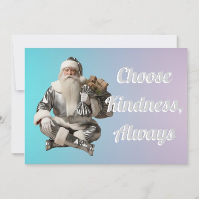 Weihnachtskarte Fröhlich Feiertagskarte (Vorderseite)