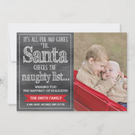 Weihnachtskarte Funny, Holiday Foto Card Feiertagskarte