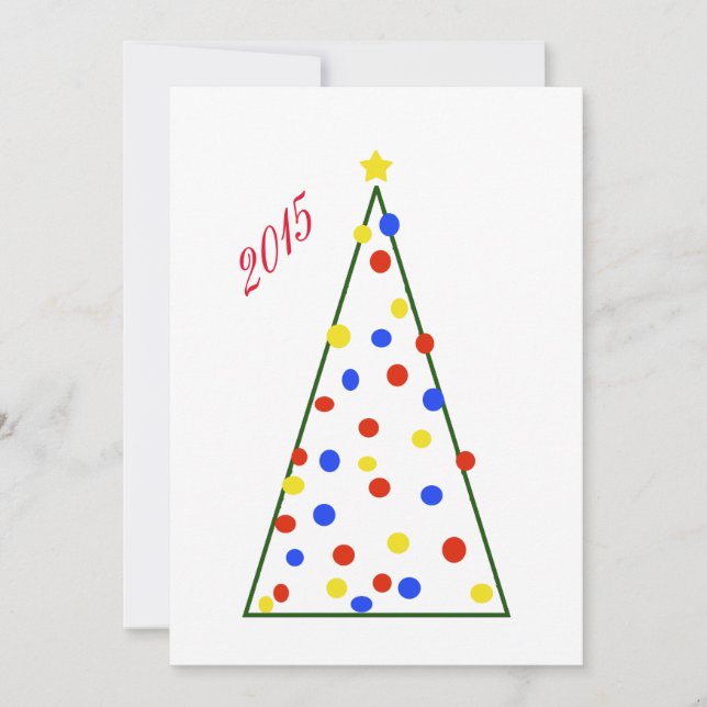 Weihnachtskarte für Autismus Feiertagskarte (Vorderseite)