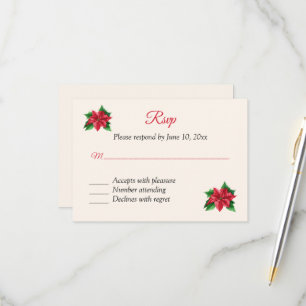 Weihnachtskarte für die UAWG RSVP Karte