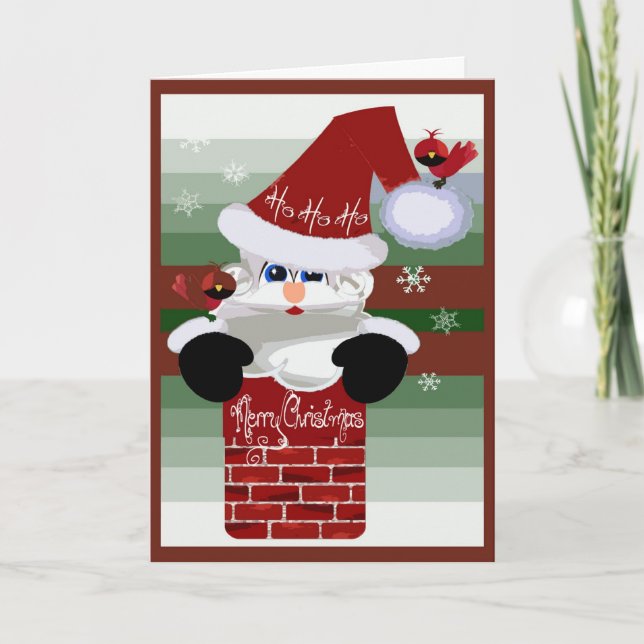 Weihnachtskarte für Familie, Freunde, Mitarbeiter Feiertagskarte (Vorderseite)