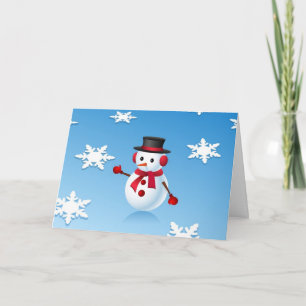 Weihnachtskarte für Kinder Feiertagskarte
