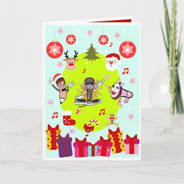Weihnachtskarte für Kinder-Interaktive Karte (Vorderseite)
