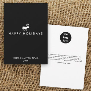 Weihnachtskarte für moderne Business Corporate Rei