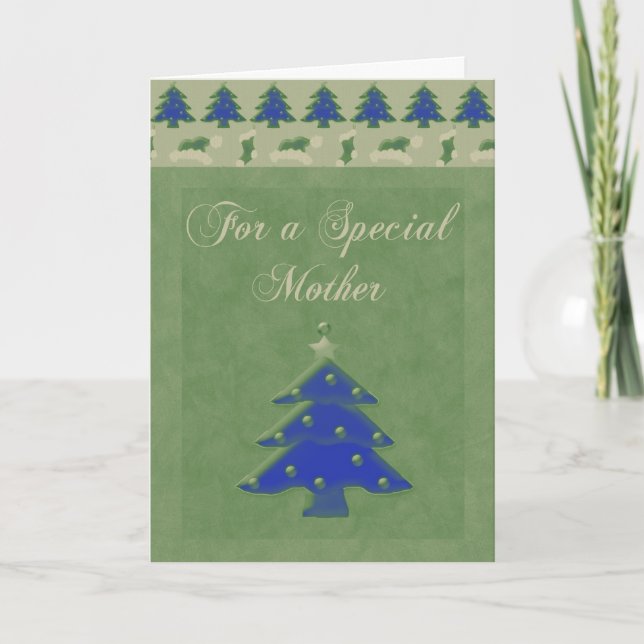 Weihnachtskarte für Mutter Feiertagskarte (Vorderseite)