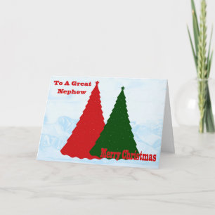 Weihnachtskarte für Nephew Feiertagskarte