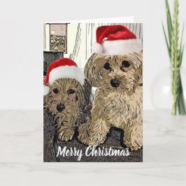 Weihnachtskarte für Penny und Kupfer Feiertagskarte