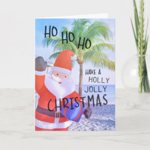 WEIHNACHTSKARTE FÜR SANTA ISLAND DANKESKARTE