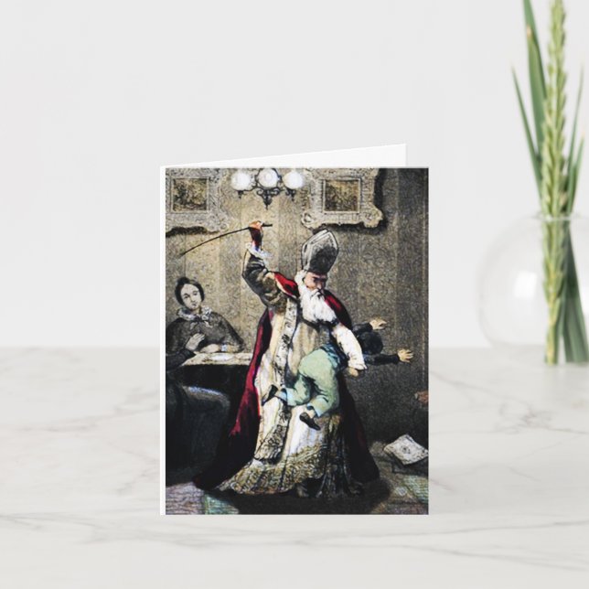 Weihnachtskarte für Weihnachtsmänner Feiertagskarte (Vorderseite)