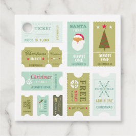 Weihnachtskarte Geschenkanhänger