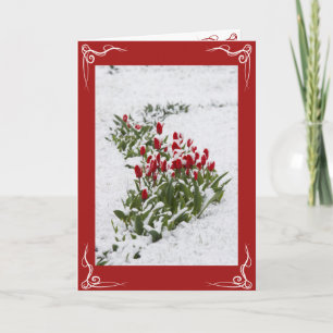 Weihnachtskarte - Grußkarte für den Urlaub Karte