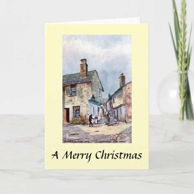 Weihnachtskarte - Hawkshead, Cumbria Feiertagskarte (Vorderseite)