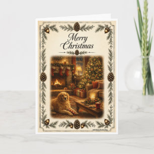 Weihnachtskarte - Hundegruß Karte