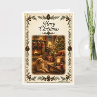 Weihnachtskarte - Hundegruß Karte