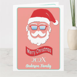 Weihnachtskarte im Stil des Weihnachtsmannes im St Karte