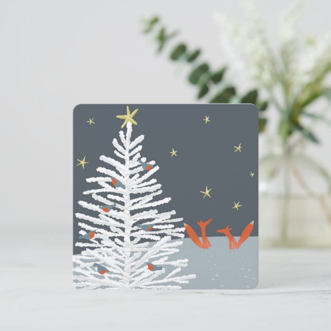 Weihnachtskarte Karte (Stehend Vorderseite)