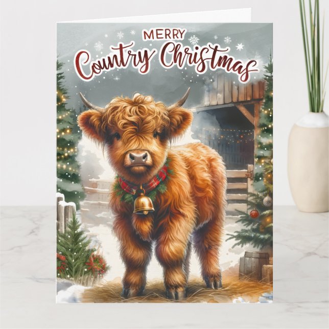 Weihnachtskarte Karte (Vorderseite)