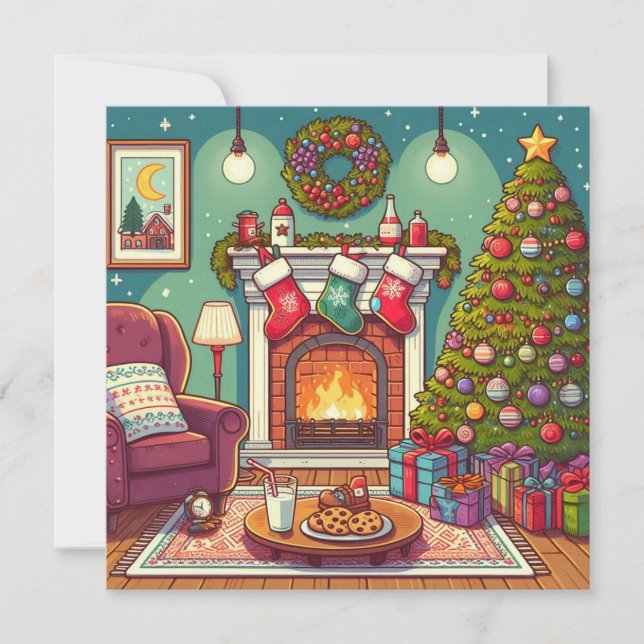 Weihnachtskarte Karte (Vorderseite)