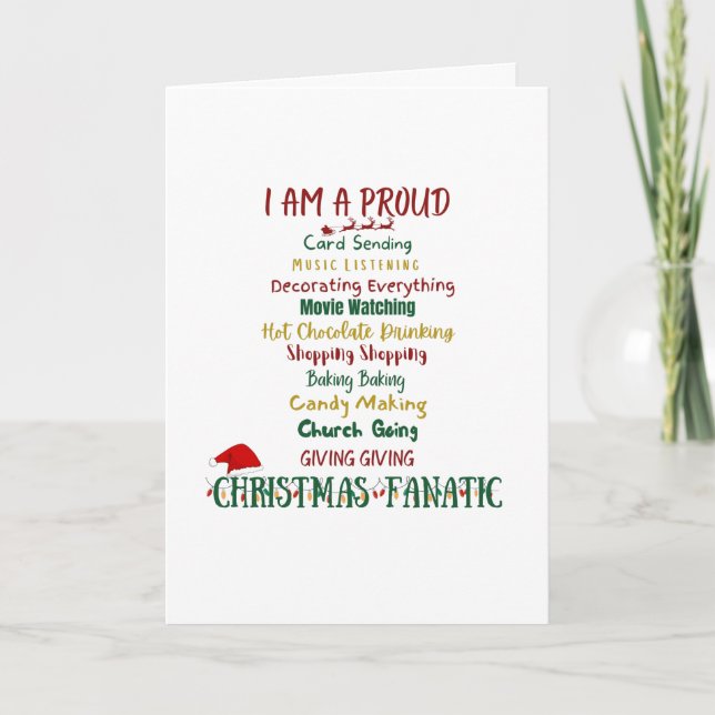 Weihnachtskarte Karte (Vorderseite)