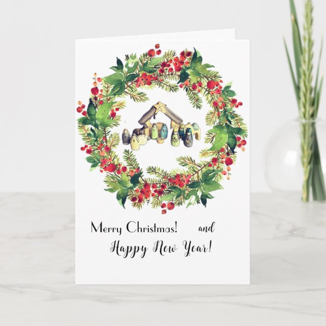 Weihnachtskarte! Karte (Vorderseite)