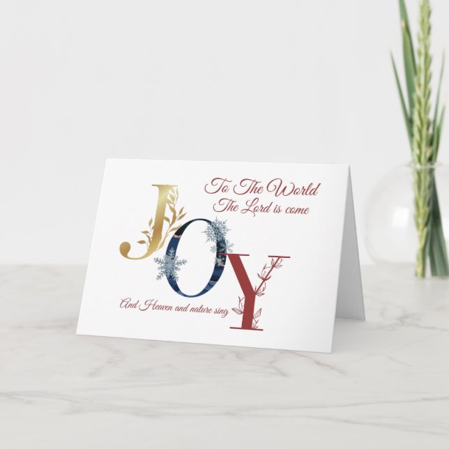 Weihnachtskarte Karte (Vorderseite)