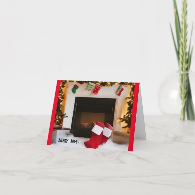 Weihnachtskarte Karte (Vorderseite)