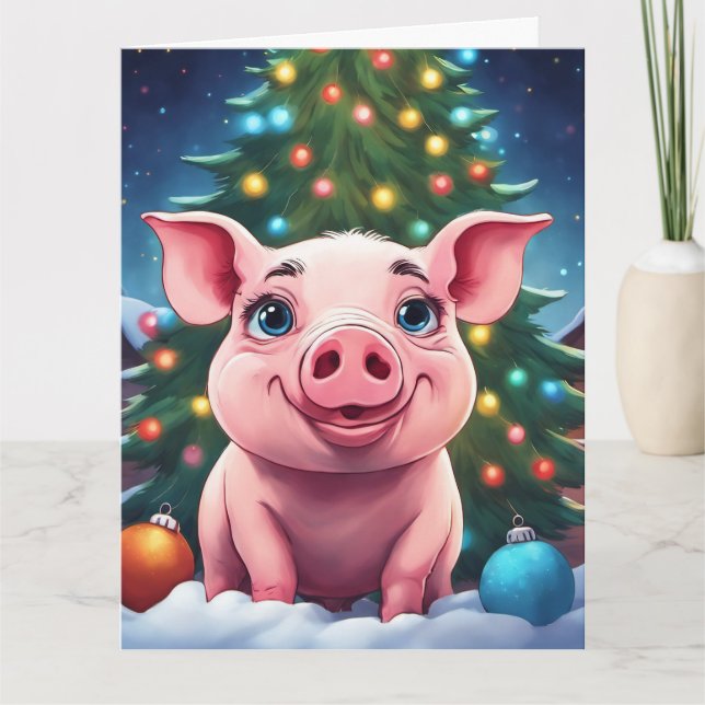 Weihnachtskarte Karte (Vorderseite)