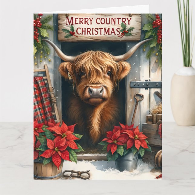 Weihnachtskarte Karte (Vorderseite)