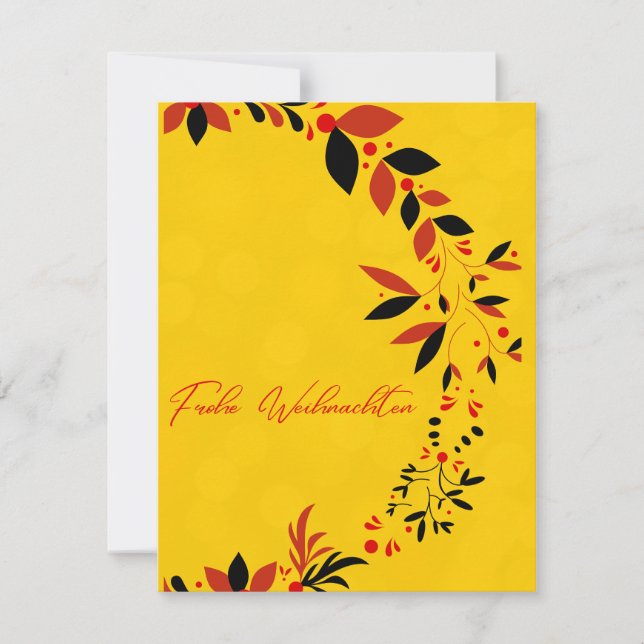 Weihnachtskarte Karte (Vorderseite)