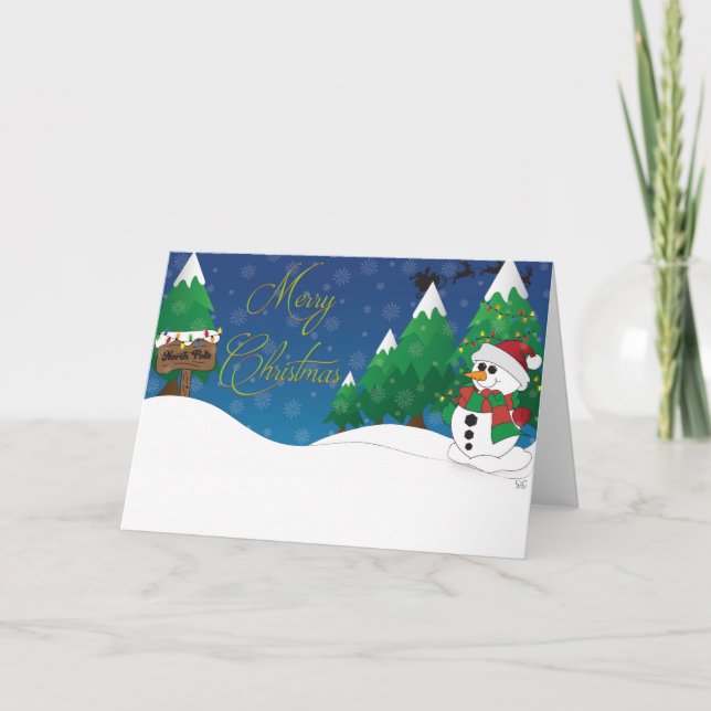 Weihnachtskarte Karte (Vorderseite)