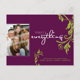 WEIHNACHTSKARTE :: kühne Rebe 3L Feiertagspostkarte