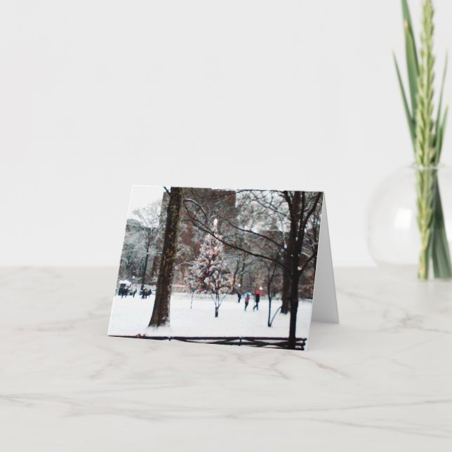 Weihnachtskarte - Leere Feiertagskarte (Vorderseite)