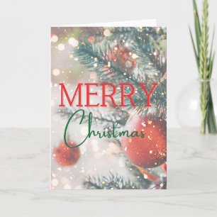 Weihnachtskarte - Leerzeichen im Inneren - Benutze Karte