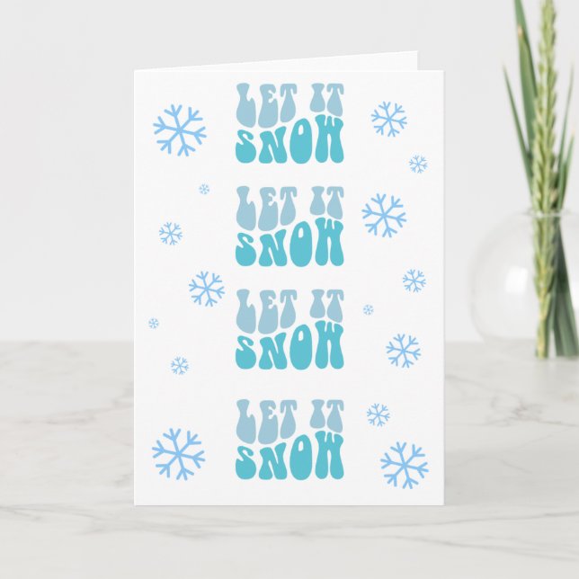 Weihnachtskarte - Leerzeichen im Inneren - Benutze Karte (Vorderseite)