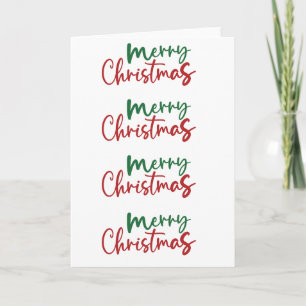 Weihnachtskarte - Leerzeichen im Inneren - Benutze Karte