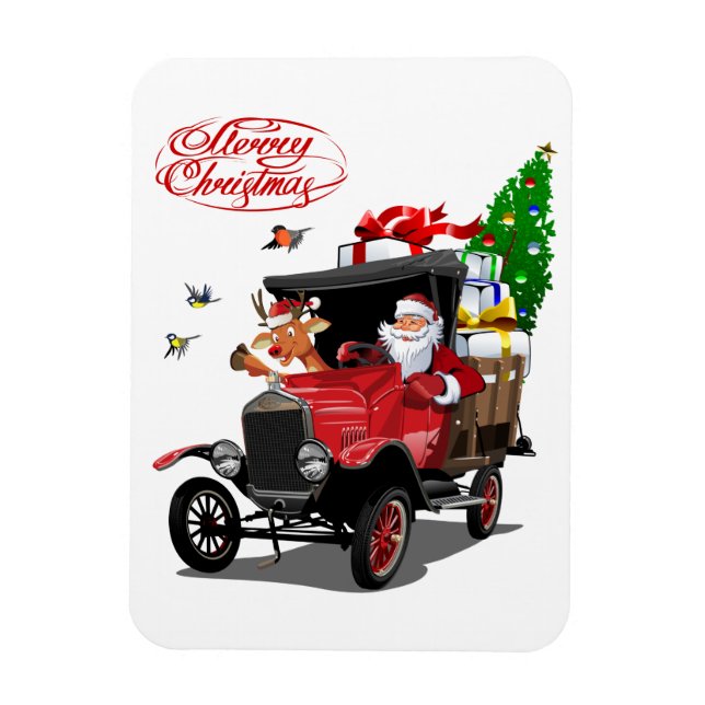Weihnachtskarte Magnet (Vertikal)
