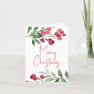 Weihnachtskarte mit Bibelverse Feiertagskarte